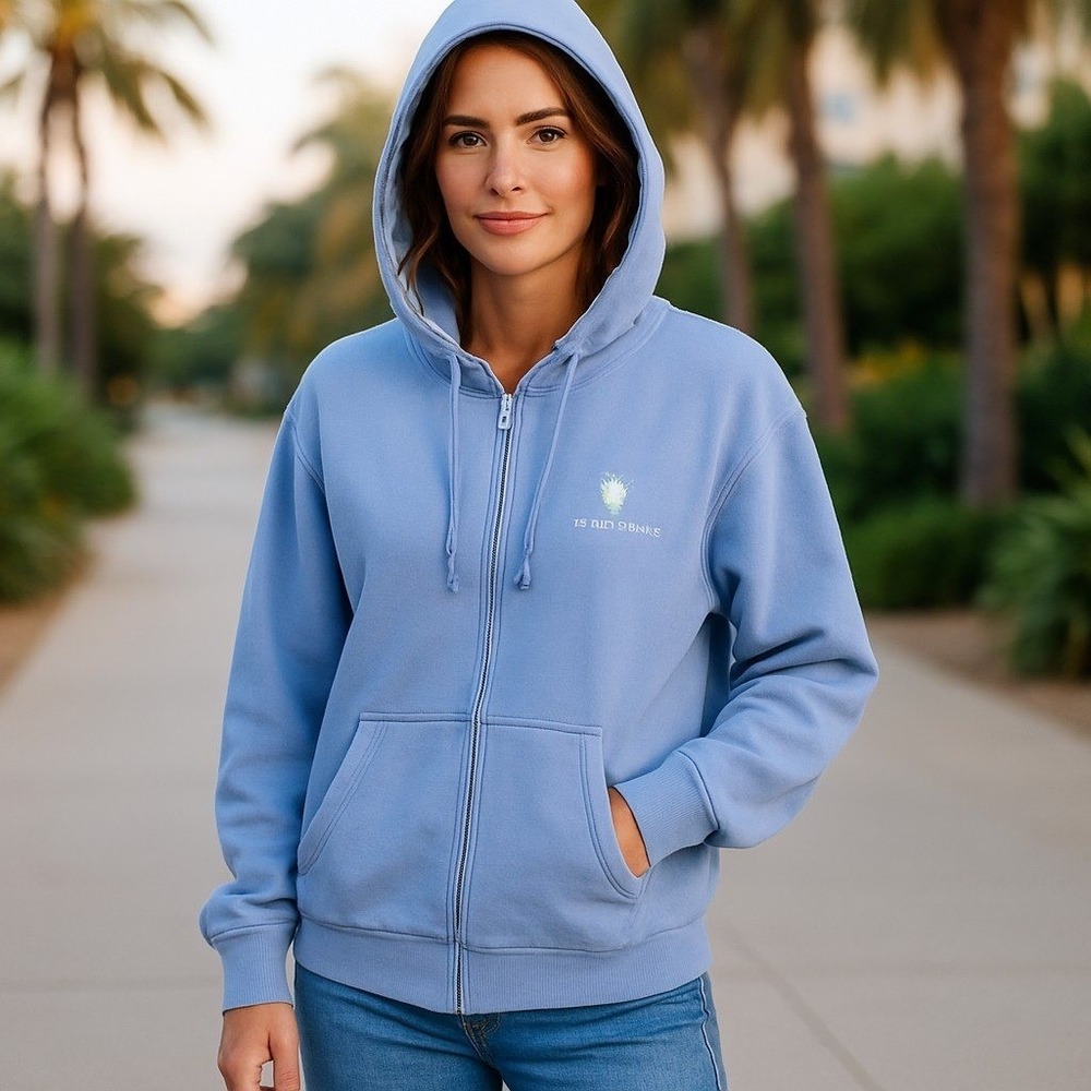 Vintage - Pawley's Island Women's Blue Hoodie Sweatshirt - Size S‎